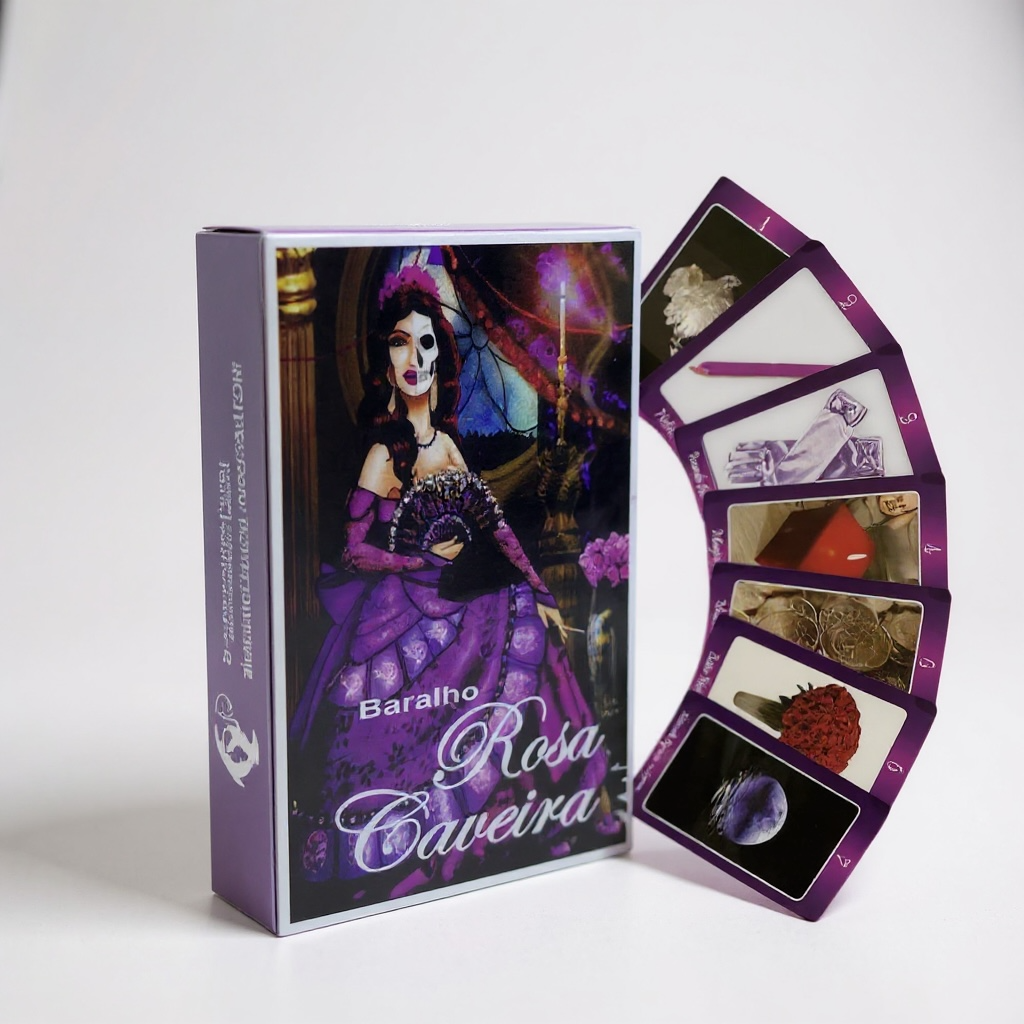 Baralho Rosa Caveira Original | Oráculo de Pombagira para Orientação e Autoconhecimento
 💀🔥