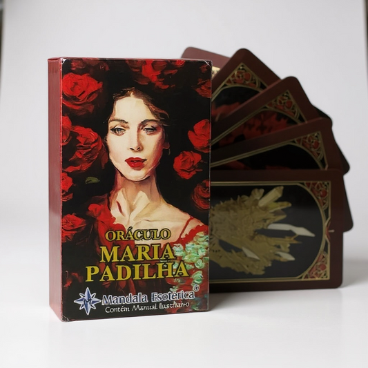 Baralho Maria Padilha 🌹 | Oráculo Umbanda 36 Cartas com Manual Ilustrado