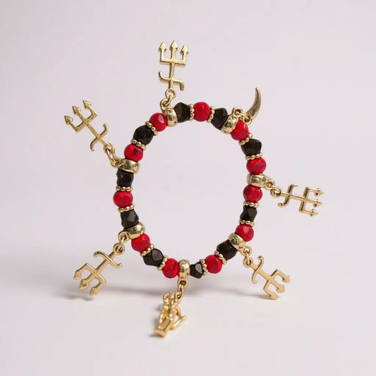 Pulseira de Exu 🔱🖤 Poder Ancestral - SHOP